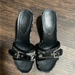 Coach sandals size 8.5